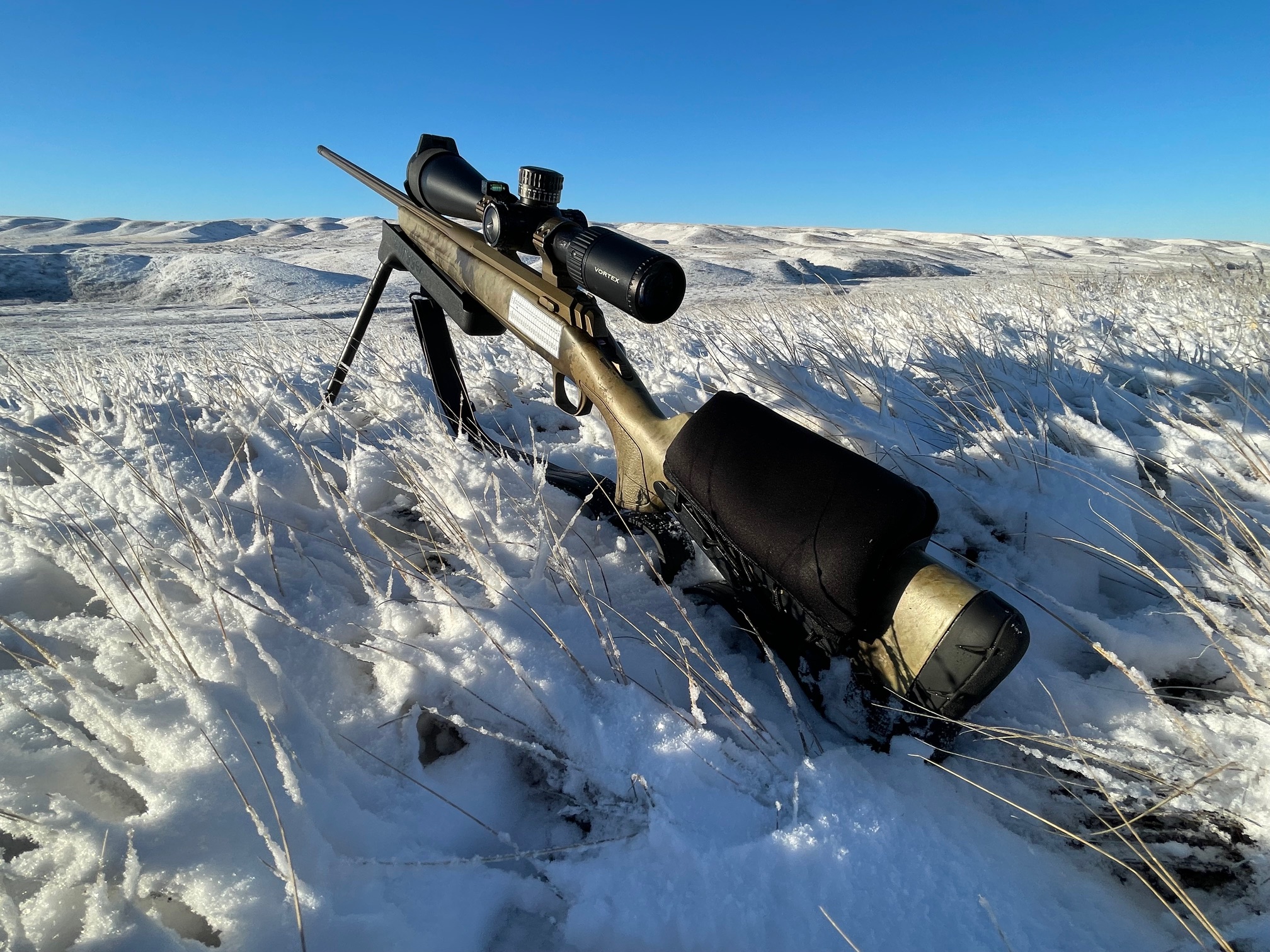 Elite Marksman in extreme winter conditions
